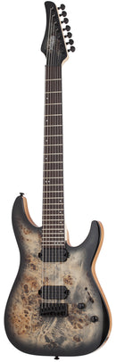 Guitare électrique 7 cordes Schecter C-7 PRO (Charcoal Burst)