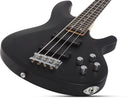 Guitare basse électrique Schecter C-4 DELUXE (Satin Black)