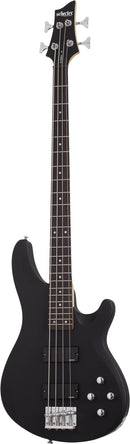 Guitare basse électrique Schecter C-4 DELUXE (Satin Black)
