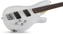 Guitare basse électrique Schecter C-4 DELUXE (Satin White)