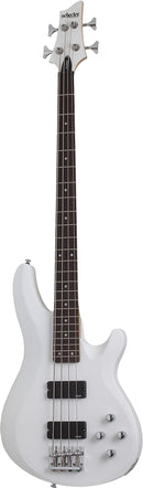 Guitare basse électrique Schecter C-4 DELUXE (Satin White)