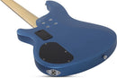 Basse électrique Schecter C-4 DELUXE (Satin Metallic Blue)