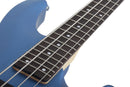 Basse électrique Schecter C-4 DELUXE (Satin Metallic Blue)