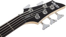 Guitare basse électrique 5 cordes Schecter C-5 DELUXE (Satin Black)