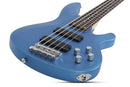 Guitare basse électrique 5 cordes Schecter C-5 DELUXE (Satin Metallic Blue)