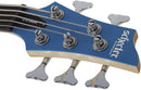 Guitare basse électrique 5 cordes Schecter C-5 DELUXE (Satin Metallic Blue)