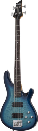 Basse électrique Schecter C-4 PLUS (Ocean Blue Burst)