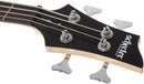 Schecter C-4 PLUS Left-Handed Electric Bass Guitar (Charcoal Burst)