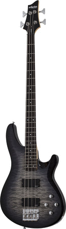 Basse électrique Schecter C-4 PLUS (Charcoal Burst)