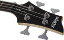 Guitare basse électrique Schecter C-4 PLUS (See-Through Cherry Burst)