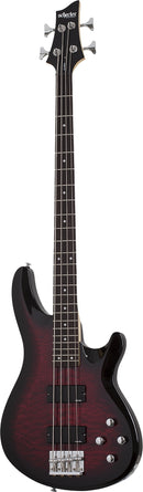 Guitare basse électrique Schecter C-4 PLUS (See-Through Cherry Burst)