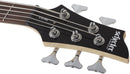 Schecter C-5 PLUS 5-String Electric Bass Guitar (Charcoal Burst)