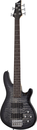 Schecter C-5 PLUS 5-String Electric Bass Guitar (Charcoal Burst)
