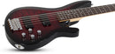 Basse électrique 5 cordes Schecter C-5 PLUS (See-Through Cherry Burst)
