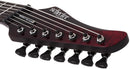 Guitare électrique multi-diapason 7 cordes Schecter REAPER-7 ELITE (Blood Burst)