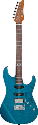 Ibanez MMN1TAB Martin Miller Signature Electric Guitar (Transparent Aqua Blue)