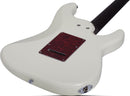 Guitare électrique pour gaucher Schecter MV-6 (Olympic White)