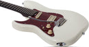 Guitare électrique pour gaucher Schecter MV-6 (Olympic White)