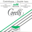 Savarez 380M Corelli Nickel 3/4 Bass String Set - Medium Gauge