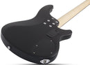 Basse électrique pour gaucher Schecter C-4 DELUXE (Satin Black)