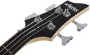 Basse électrique pour gaucher Schecter C-4 DELUXE (Satin Black)