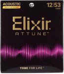 Elixir 21052 Attune Phosphor Bronze Acoustic Guitar Strings - .012-.053