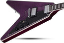 Guitare électrique Schecter V-1 CUSTOM (Trans Purple)