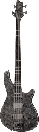 Guitare basse électrique Schecter MVP C-4 (Satin Black Reign)