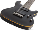 Guitare électrique 8 cordes Schecter DEMON-8 (Aged Black Satin)