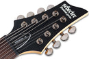 Guitare électrique 8 cordes Schecter DEMON-8 (Aged Black Satin)