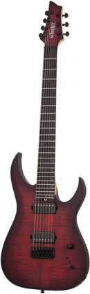 Schecter SUNSET-7 EXTREME 7-String Electric Guitar (Scarlet Burst)