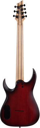 Schecter SUNSET-7 EXTREME 7-String Electric Guitar (Scarlet Burst)
