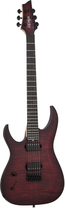 Guitare électrique gauchère Schecter SUNSET-6 EXTREME (Scarlet Burst)