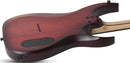 Guitare électrique gauchère Schecter SUNSET-6 EXTREME (Scarlet Burst)