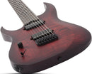 Schecter SUNSET-7 EXTREME 7-String Left-Handed Electric Guitar (Scarlet Burst)