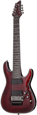 Guitare électrique 8 cordes Schecter C-8 HELLRAISER FR (Black Cherry)