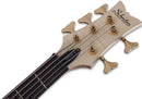 Schecter STILETTO CUSTOM-5 5-String Left-Handed Electric Bass Guitar (Natural Satin)