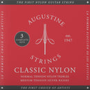 Cordes Augustine 3XARD Medium Tension Classique/Rouge - Paquet de 3