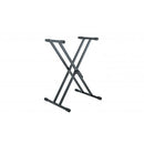 K&M 18990 Double Brace Keyboard X-Stand