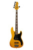 Basse électrique 5 cordes Mark Bass MB-GV-5-GLOXY-MY-CR-RW Gloxy Series (Metallic Yellow)