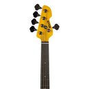 Mark Bass MB5-YELLOW-JB 5 String Electric Bass (Bright Yellow)