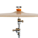 Dixon PAWS-9B1/4-HP Wool Cymbal Felt (Orange) - 4-Pack