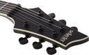 Schecter V-1 SLS ELITE EVIL TWIN Electric Guitar (Satin Black)