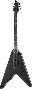 Schecter V-1 SLS ELITE EVIL TWIN Electric Guitar (Satin Black)