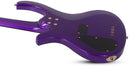 Schecter FREEZESICLE-4 Electric Bass Guitar (Freeze Purple)