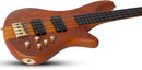 Schecter STILETTO STUDIO-4 FL Fretless Electric Bass Guitar (Honey Satin)