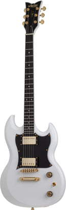 Schecter ZV-H6LLYW66D Electric Guitar (Gloss White)