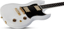 Schecter ZV-H6LLYW66D Electric Guitar (Gloss White)
