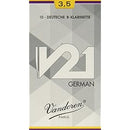 Anches pour clarinette allemande Vandoren CR8635 V21, force 3,5 (boîte de 10)