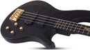 Basse électrique pour gaucher Schecter JOHNNY CHRIST (Satin Black)